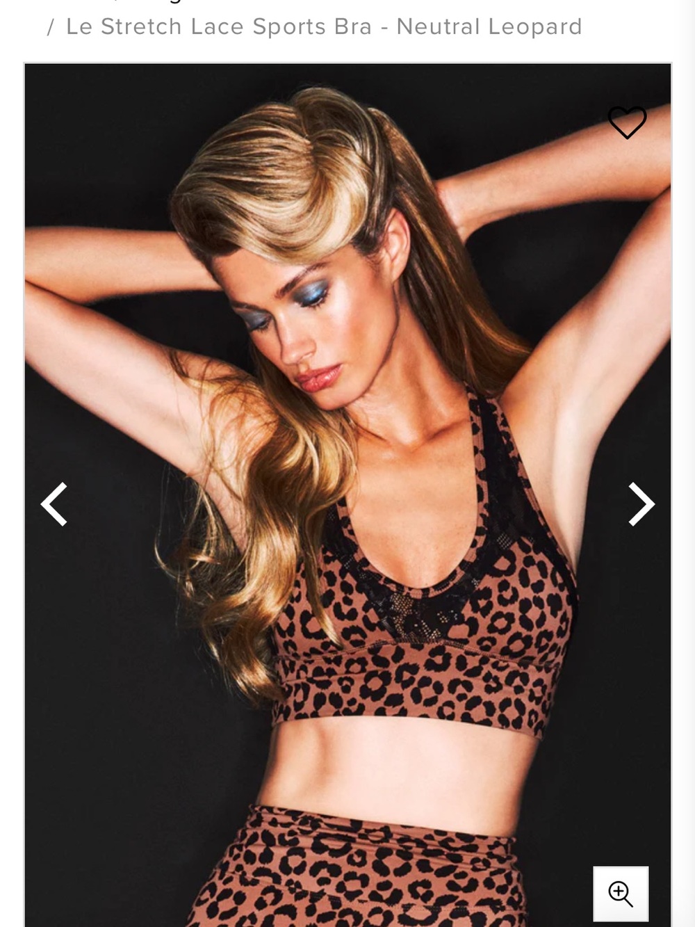Fleur du Mal Le Stretch Lace Sports Bra S